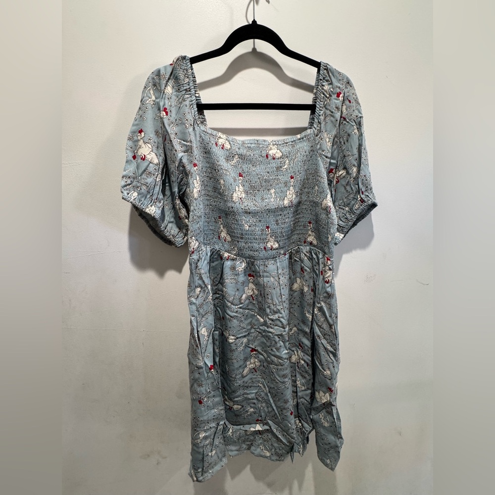 Studio Ghibli Kiki's Delivery Service Floral Smock Dress - Picture 3 of 8